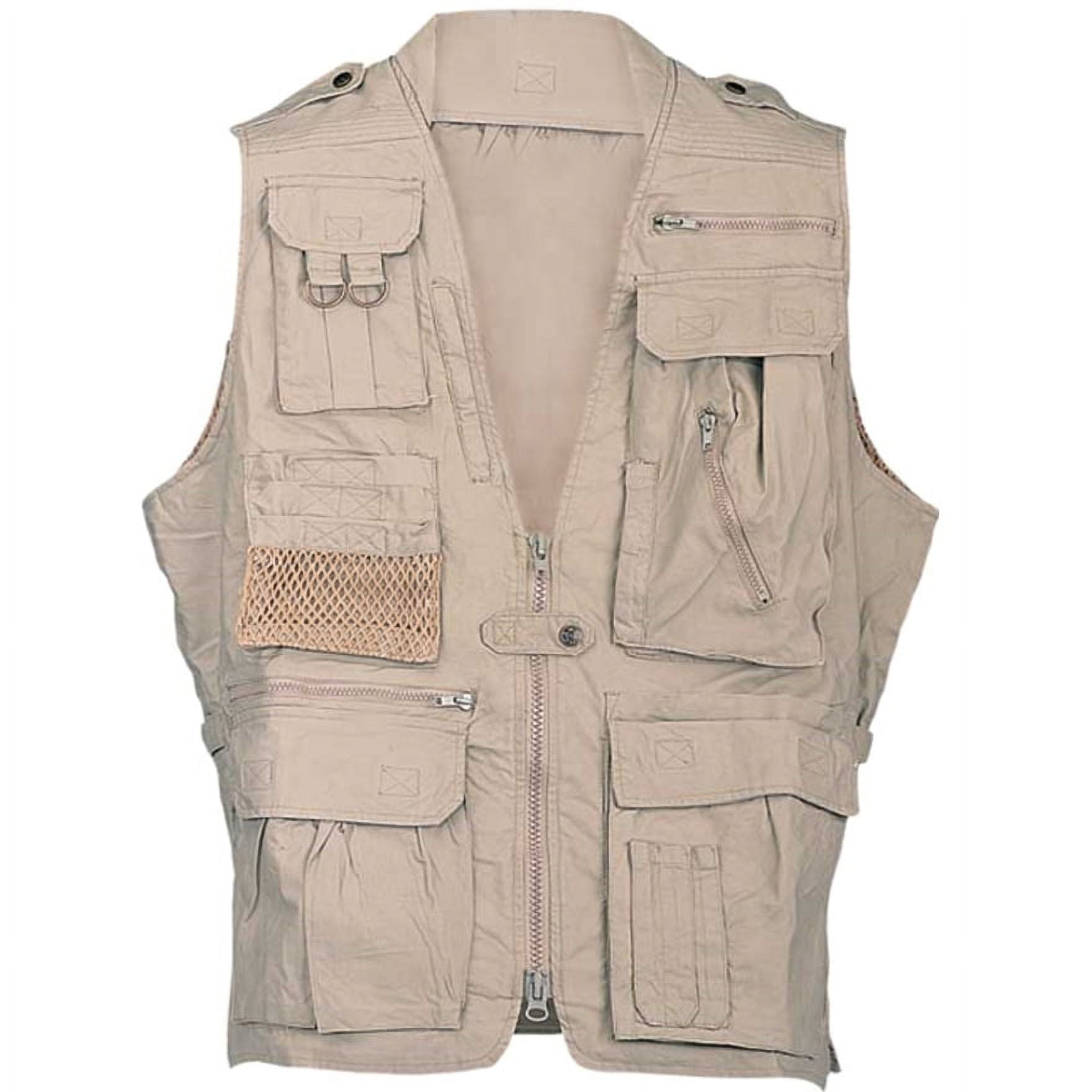 Safari Vest with 21 Pockets, , 100 Percent Cotton, Available in