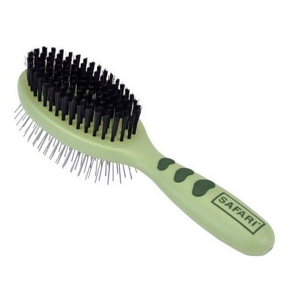 Safari Dog Pin and Bristle Combo Brush, Large