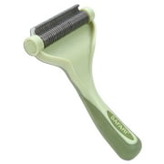 Safari by Coastal Shed Magic De Shedding Tool with Stainless Steel Blades for Dogs with Medium to Long Hair