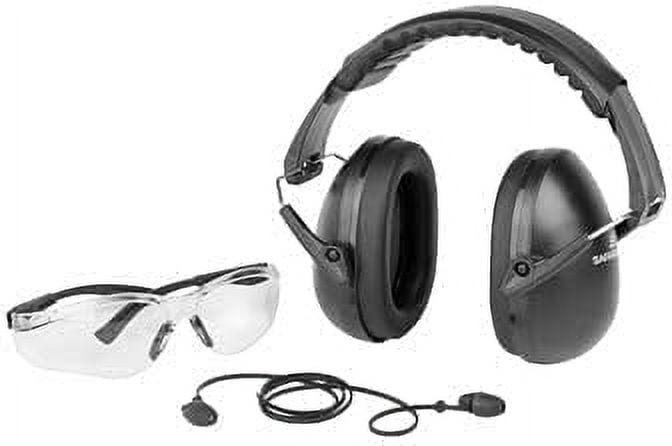 Safariland Impulse Range Kit - Includes Foam Impulse Hearing Protection, Ultra Compact Earmuffs, and HD Flex Protective Eyewear