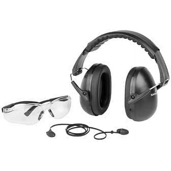 Safariland Impulse Range Kit - Includes Foam Impulse Hearing Protection, Ultra Compact Earmuffs, and HD Flex Protective Eyewear