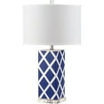 thumbnail image 1 of Safavieh 27 in. H Garden Lattice Ceramic Geometric Table Lamp, 1 of 2