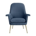 thumbnail image 1 of Safavieh AIMEE VELVET ARM CHAIR, SFV4701B, 1 of 6