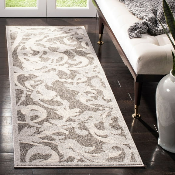 Safavieh AMHERST, GREY / LIGHT GREY, 2'-3" X 7', Area Rug, AMT428C-27