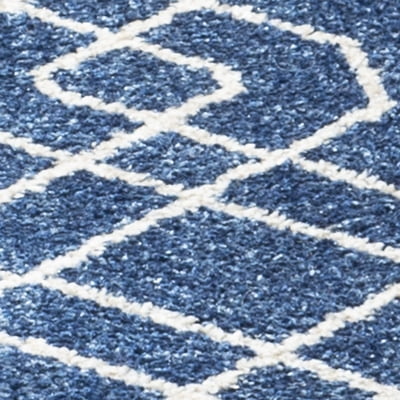 Safavieh Amherst Roseann Geometric Area Rug, Navy/Beige, 4' x 6'