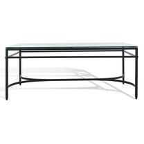 Safavieh Abelard Glam Glass Cocktail Table, Black