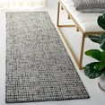thumbnail image 1 of Safavieh Abstract Delia Distressed Wool Runner Rug, Dark Gray/Ivory, 2'3" x 12', 1 of 11