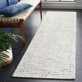 thumbnail image 1 of Safavieh Abstract Delia Distressed Wool Runner Rug, Gray/Ivory, 2'3" x 12', 1 of 11