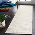 thumbnail image 1 of Safavieh Abstract Delia Distressed Wool Runner Rug, Ivory/Blue, 2'3" x 12', 1 of 11