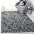 thumbnail image 1 of Safavieh Abstract Delia Distressed Wool Area Rug, Black/Gray, 2'3" x 4', 1 of 12
