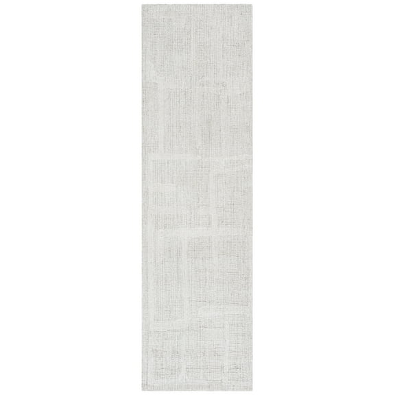 SAFAVIEH Abstract Lydia Geometric Runner Rug, Sage Green/Ivory, 2'3" x 8'