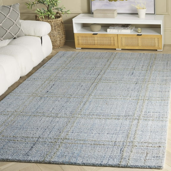 SAFAVIEH Abstract Alayna Texture Area Rug, Blue/Gray, 3' x 5'