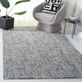 thumbnail image 1 of Safavieh Abstract Delia Distressed Wool Area Rug, Dark Gray/Ivory, 4' x 4' Square, 1 of 12