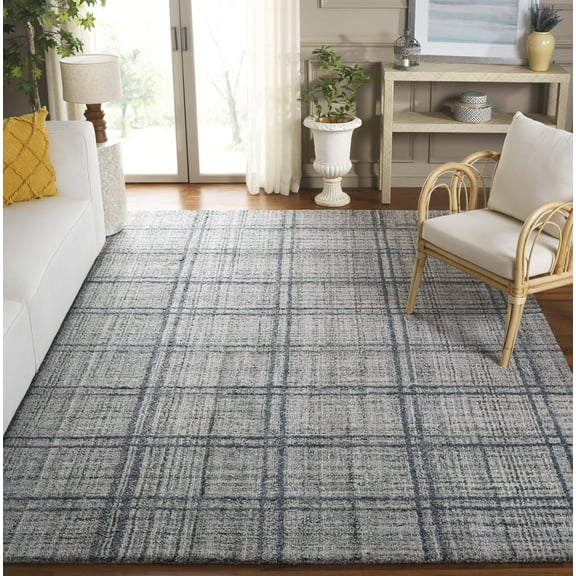 SAFAVIEH Abstract Alayna Texture Area Rug, Dark Gray, 9' x 12'