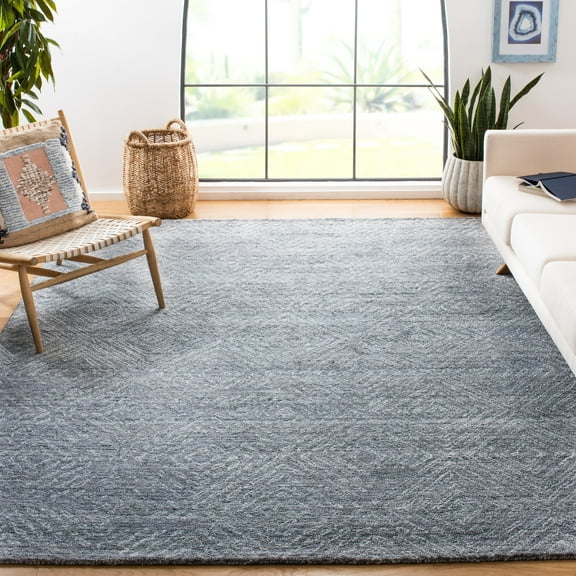 SAFAVIEH Abstract Lily Geometric Area Rug, Blue, 8' x 10'