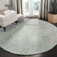 thumbnail image 1 of SAFAVIEH Abstract Drew Abstract Wool Area Rug, Blue/Gray, 6' x 6' Round, 1 of 8
