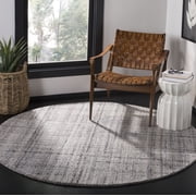 Safavieh Abstract Bailey Striped Area Rug, Camel/Black, 6' x 6' Round