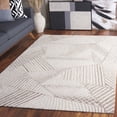 thumbnail image 1 of Safavieh Abstract Cahir Striped Geometric Area Rug, Ivory/Light Brown, 5' x 8', 1 of 10