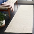 thumbnail image 1 of Safavieh Abstract Delia Distressed Wool Runner Rug, Ivory/Brown, 2'3" x 16', 1 of 11