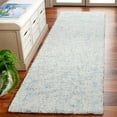 thumbnail image 1 of Safavieh Abstract Ethelyn Solid Runner Rug, Light Blue/Ivory, 2'3" x 5', 1 of 8