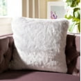 thumbnail image 1 of Safavieh Adanna Fur 20" x 20" Solid Faux Fur Plush Pillow, 1 of 5