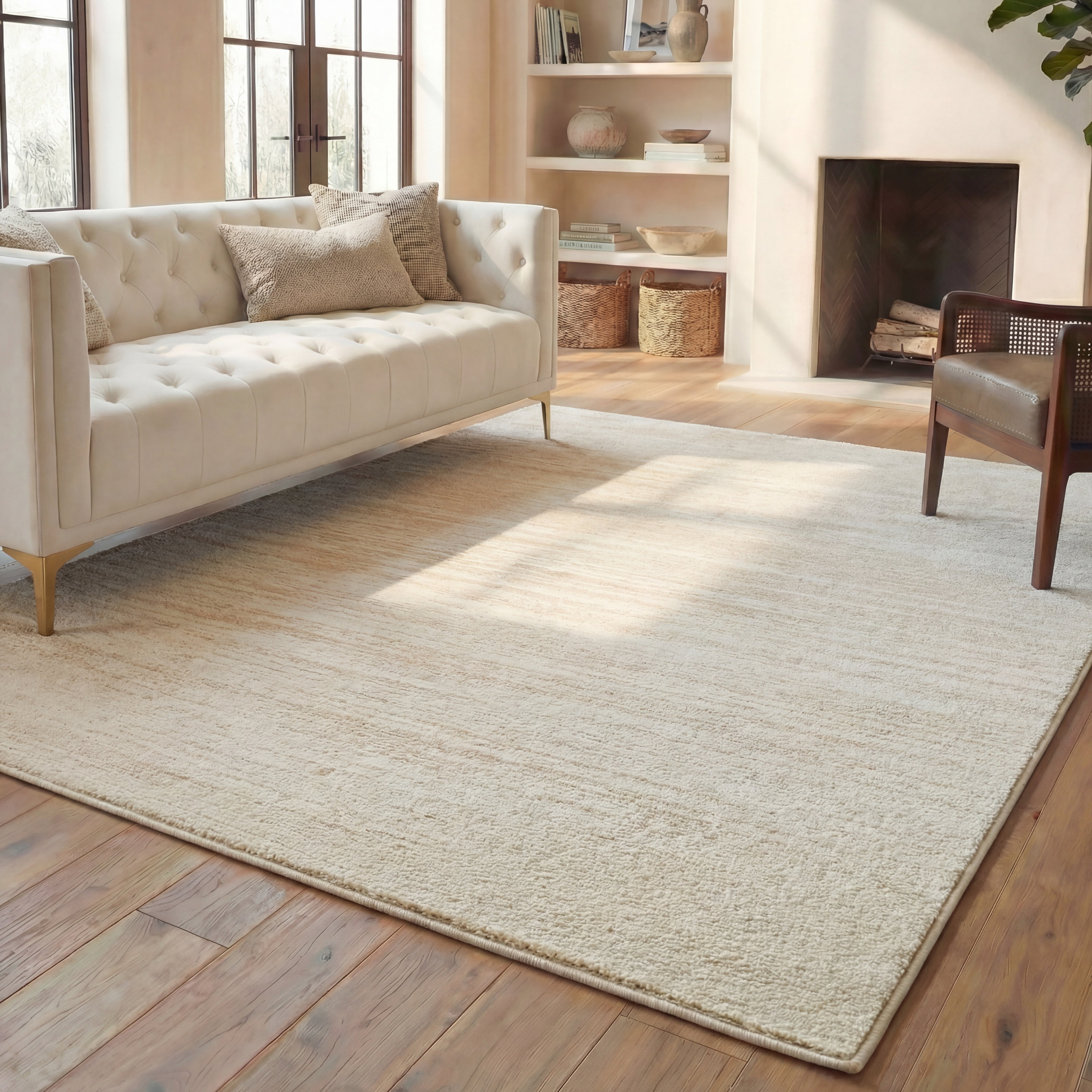 Safavieh Adirondack Esmond Striped Area Rug, Champagne/Cream, 6' x 8'