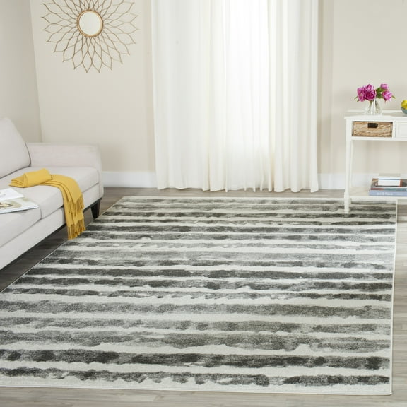 Safavieh Adirondack, IVORY / CHARCOAL, 9' X 12', Area Rug, ADR126N-9