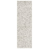SAFAVIEH Adirondack Altan Striped Runner Rug, Ivory/Dark Green, 2'6" x 8'
