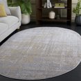 thumbnail image 1 of Safavieh Adirondack Boniface Distressed Area Rug, Creme/Gold, 5' x 8' Oval, 1 of 17