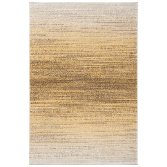 Safavieh  Adirondack Wilmy Ombre Distressed Rug Gold/Ivory 8'  x  10' 8' x 10' Indoor Bedroom,Dining Room,Living Room Rectangle