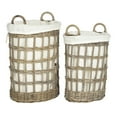 thumbnail image 1 of Safavieh Adisa Nautical Wicker Storage Hamper - Two In One, 1 of 7