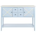 thumbnail image 1 of Safavieh Adrienne Poplar Wood Sideboard in Light Blue and White, 1 of 4