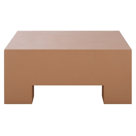 Safavieh Aillard Mid-Century Ceramic Coffee Table, Terracotta