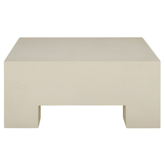 Safavieh Aillard Mid-Century Ceramic Coffee Table, White