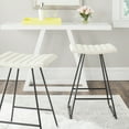 thumbnail image 1 of Safavieh Akito 26"H Mid-Century Counter Stool, Set of 2, 1 of 6
