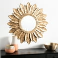 thumbnail image 1 of Safavieh Alba Solid Floral Round Sunburst Mirror, 1 of 5