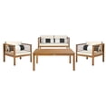 thumbnail image 1 of Safavieh Alda 4 Piece Outdoor Set with Accent Pillows, 1 of 7