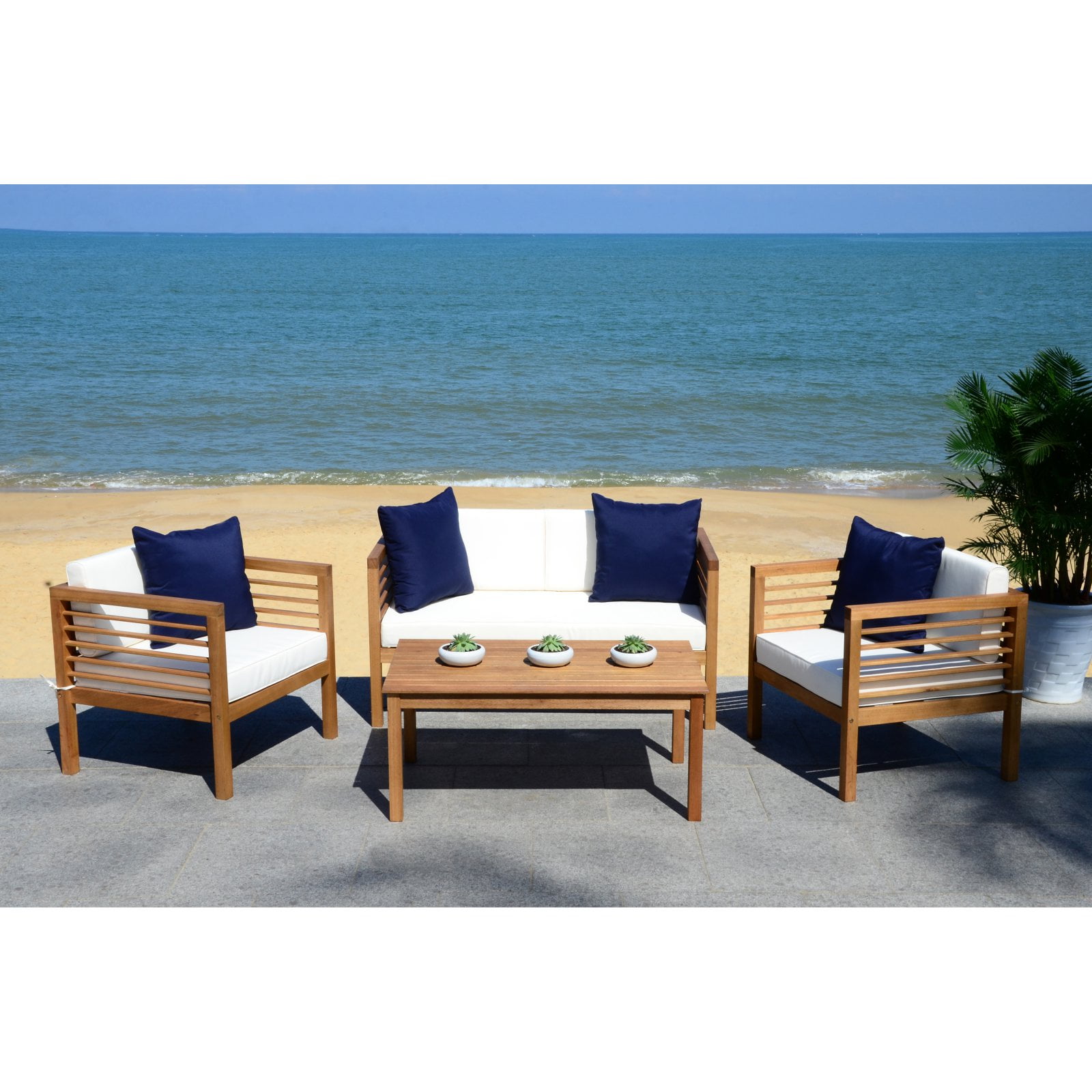 Safavieh alda 4pc outdoor set deals