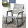 thumbnail image 1 of Safavieh Alexei Indoor/Outdoor Acacia Rocking Chair, 1 of 6