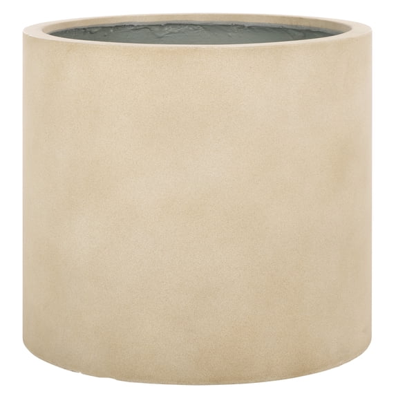 Safavieh 28" x 25" x 28" Round Beige Concrete Ficonstone Planter