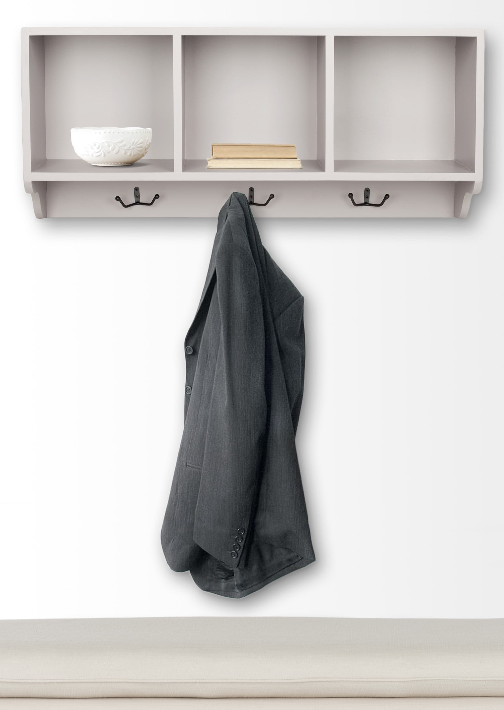 Safavieh Alice Wall Shelf with Three Storage Compartments