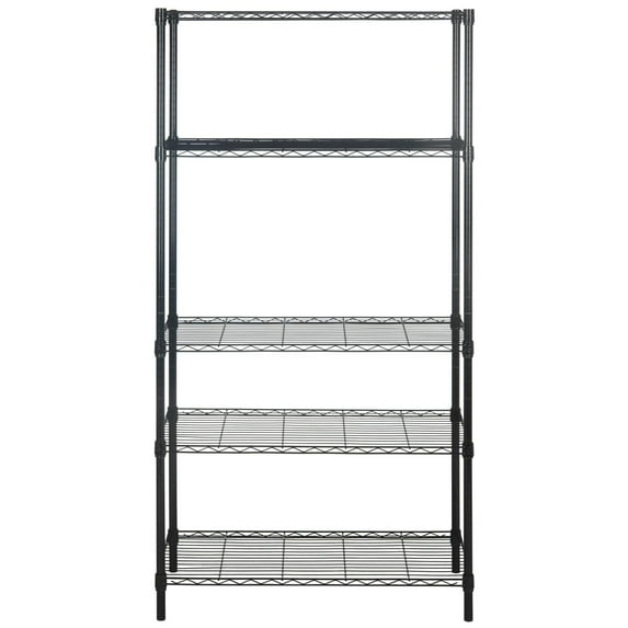 Alpha 5 Tier Shelving-Finish:Chrome