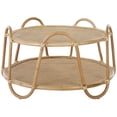 thumbnail image 1 of Safavieh Althea Scandinavian Round Rattan Coffee Table, Natural, 1 of 10