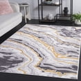thumbnail image 1 of Safavieh Amelia Gauss Abstract Area Rug, Gray/Gold, 5'3" x 7'6", 1 of 11