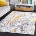 thumbnail image 1 of Safavieh Amelia Landon Abstract Area Rug, Ivory/Gold, 5'3" x 7'6", 1 of 11