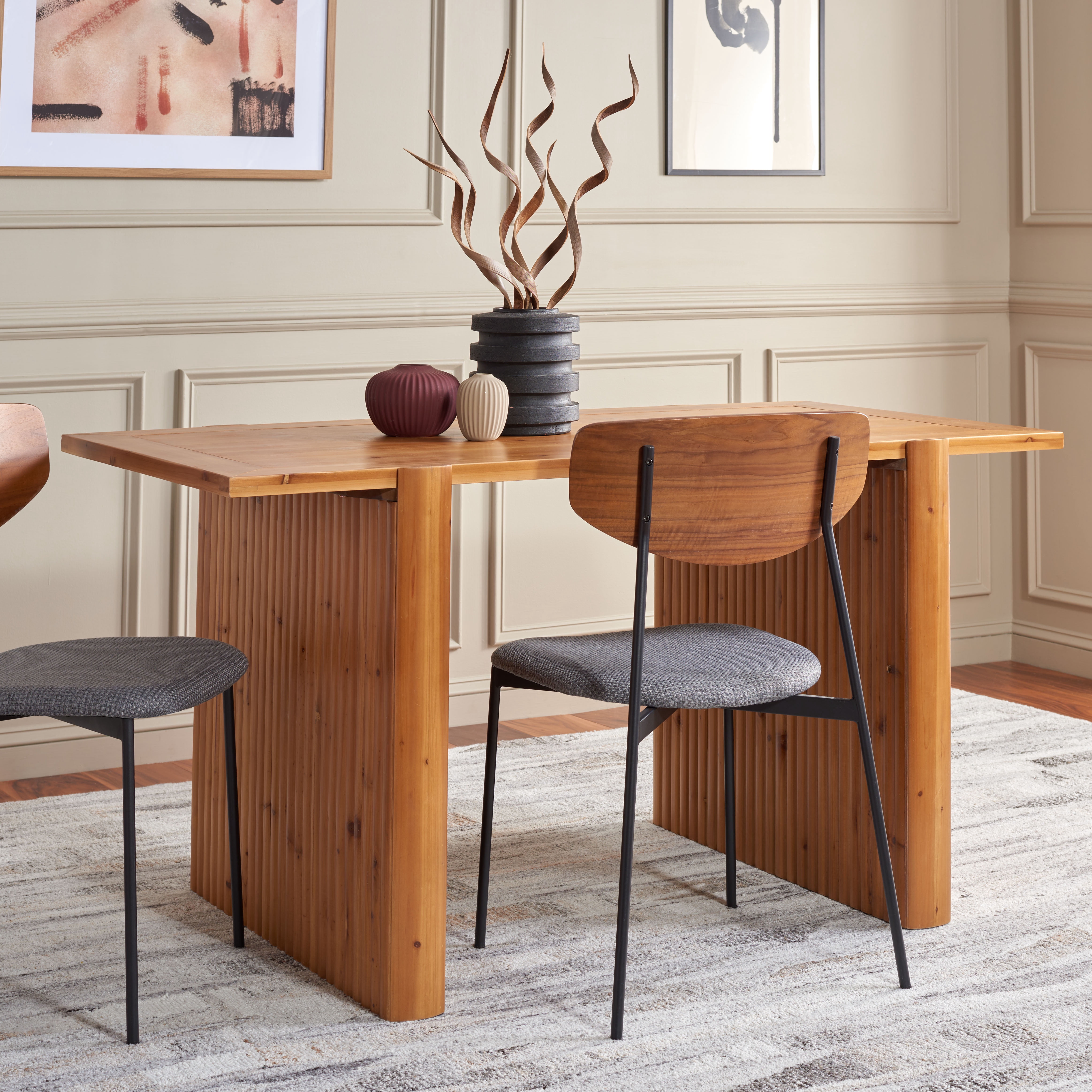Safavieh Amell 58" Dining Table, Brown