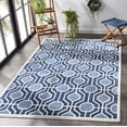 thumbnail image 1 of Safavieh Amherst Vivian Geometric Area Rug, Light Blue/Navy, 4' x 6', 1 of 11