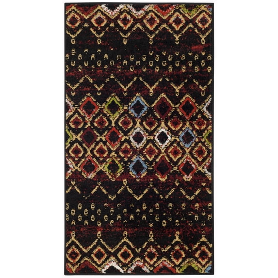 Safavieh Amsterdam Gladwin Geometric Area Rug, Black/Multi, 2'3" x 4'