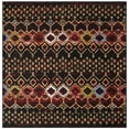thumbnail image 1 of Safavieh Amsterdam Gladwin Geometric Area Rug, Black/Multi, 5'1" x 5'1" Square, 1 of 10