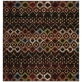 thumbnail image 1 of Safavieh Amsterdam Gladwin Geometric Area Rug, Black/Multi, 6'7" x 6'7" Square, 1 of 10